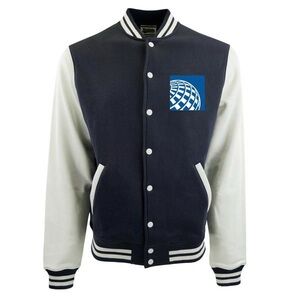 United Airlines Fleece Letterman Jacket - NWT